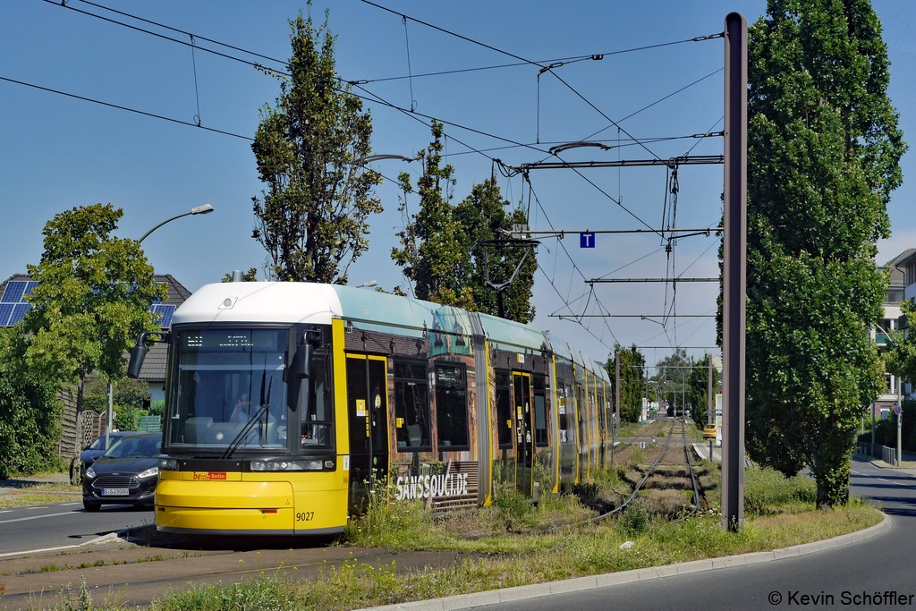 Wagen 9027 | Französisch-Buchholz Guyotstraße | 05.08.2020