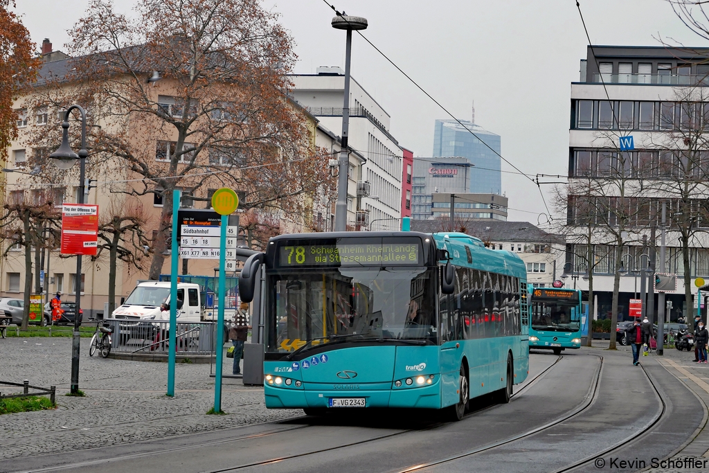 Wagen 343 | F-VG 2343 | Südbahnhof | 17.12.2020