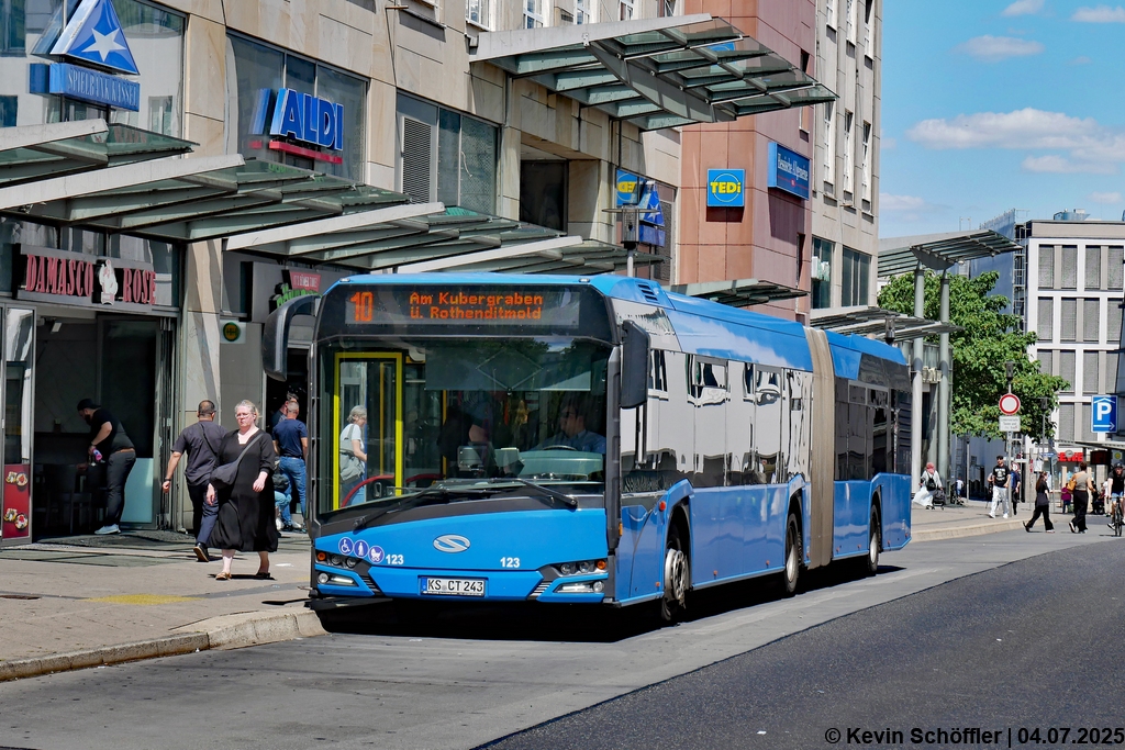 Wagen 123 | KS-CT 243 | Königsplatz/Mauerstraße | 04.07.2025