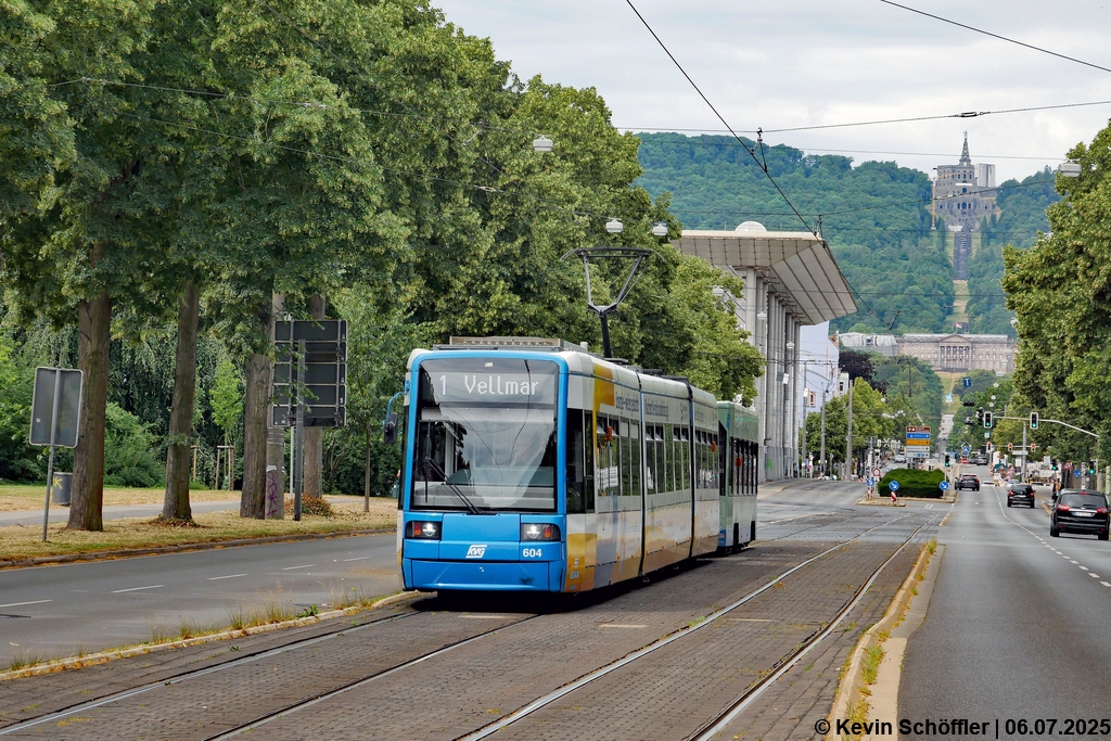 Wagen 604 | Wilhelmshöher Allee | 06.07.2025