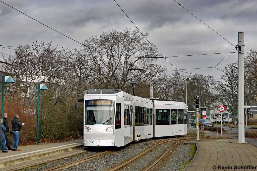 Wagen 0760 | Heidberg Erfurtplatz | 08.02.2019