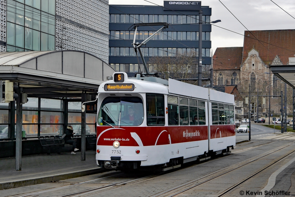 Wagen 7752 | Braunschweig Rathaus | 08.02.2019