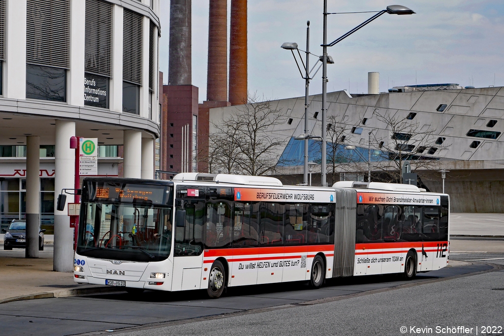 Wagen 623 | WOB-VG 23 | Wolfsburg ZOB Porschestraße Nord | 24.04.2022