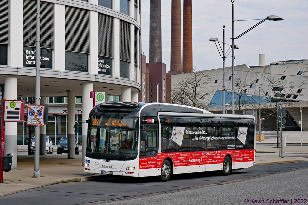 Wagen 760 | WOB-VG 60 | Wolfsburg ZOB Porschestraße Nord | 24.04.2022