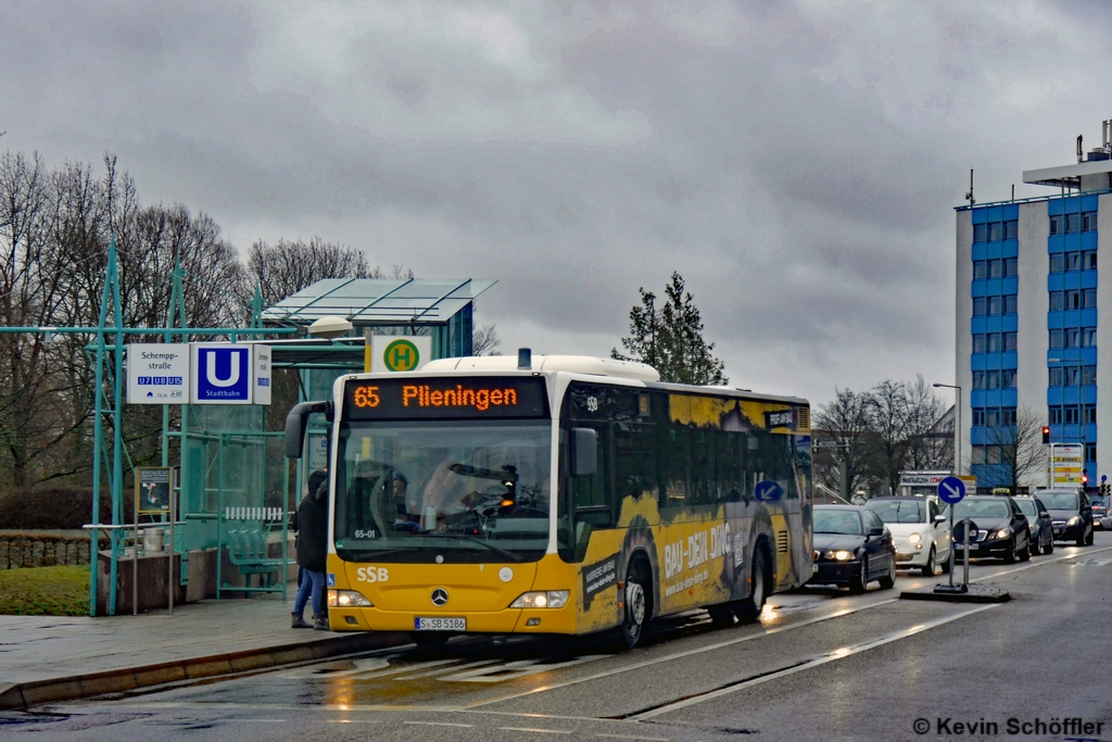 Wagen 5186 | S-SB 5186 | Sillenbuch Schemppstraße | 14.03.2019