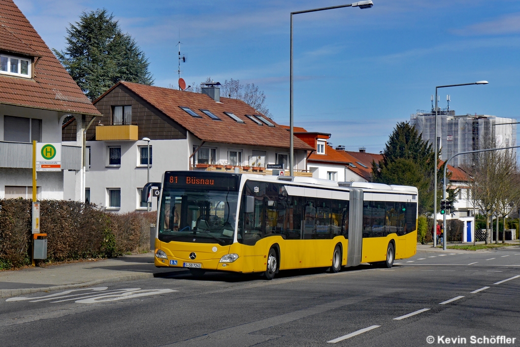 Wagen 7241 | S-SB 7241 | Rohr Osterbronnstraße | 12.03.2019