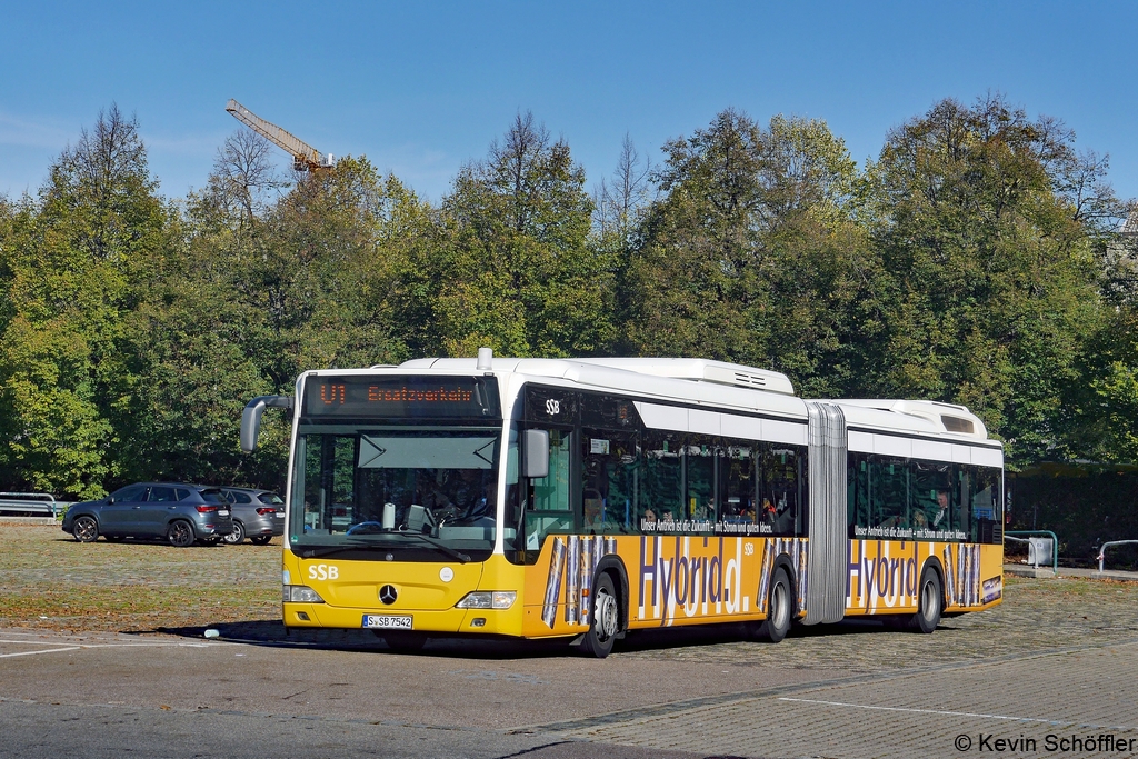 Wagen 7542 | S-SB 7542 | Bad Cannstatt Wasengelände | 27.10.2019