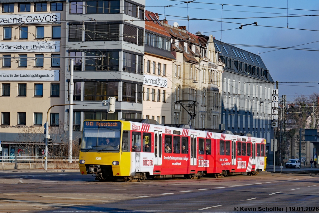Wagen 3023 | Bad Cannstatt Mercedesstraße | 19.01.2026