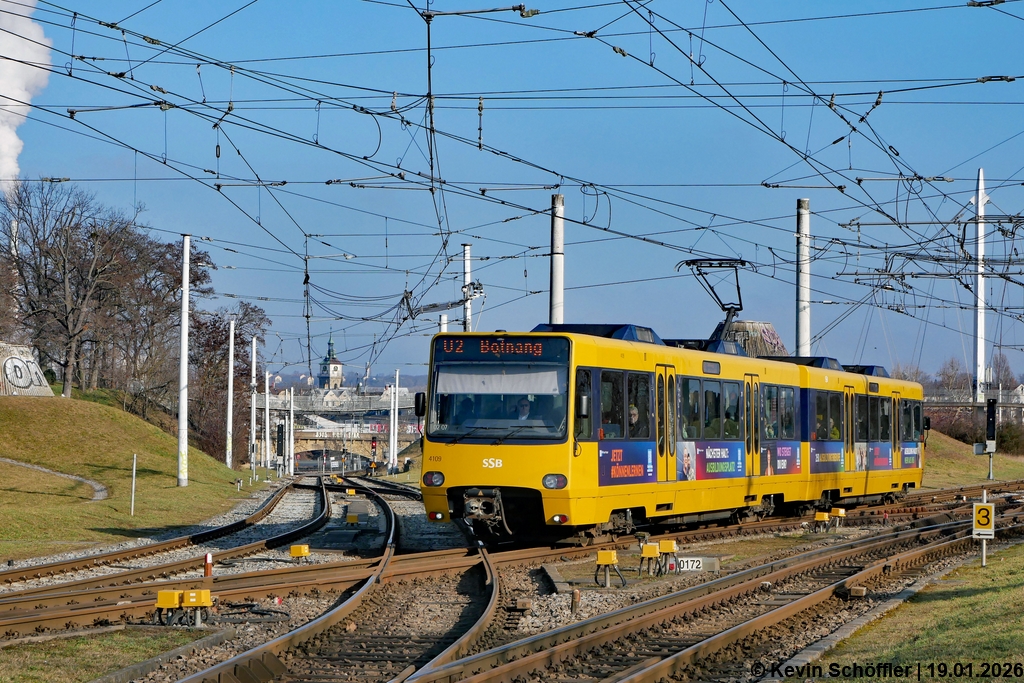 Wagen 4109 | Bad Cannstatt Mineralbäder | 19.01.2026