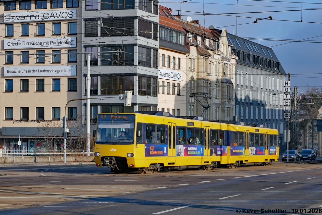 Wagen 4409 | Bad Cannstatt Mercedesstraße | 19.01.2026