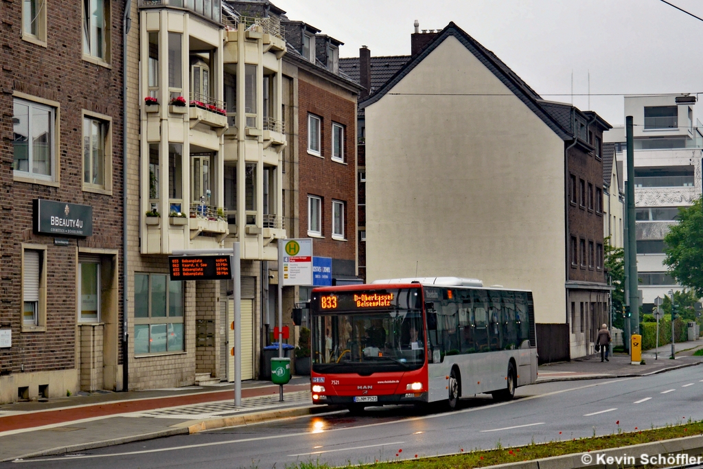 Wagen 7521 | D-NM 7521 | D-Heerdt, Nikolaus-Knopp-Platz | 21.05.2019