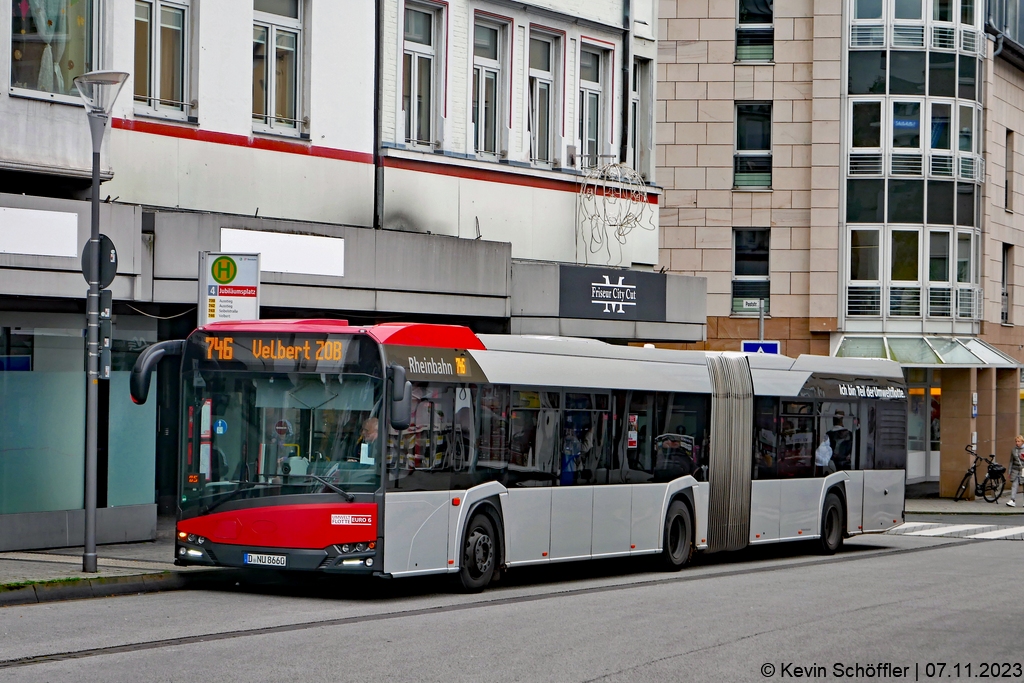 Wagen 8660 | D-NU 8660 | Mettmann Jubiläumsplatz | 07.11.2023