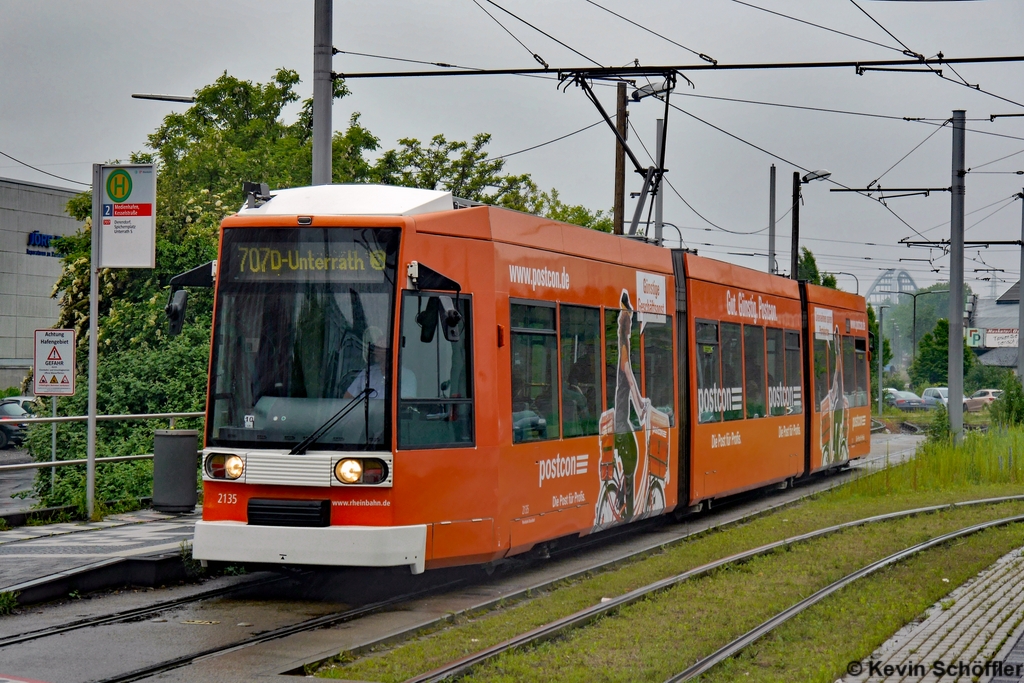Wagen 2135 | D-Medienhafen, Kesselstraße | 21.05.2019