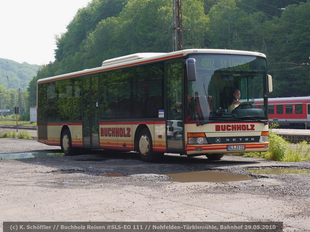 SLS-EO 111 Türkismühle Bahnhof 29.05.2010