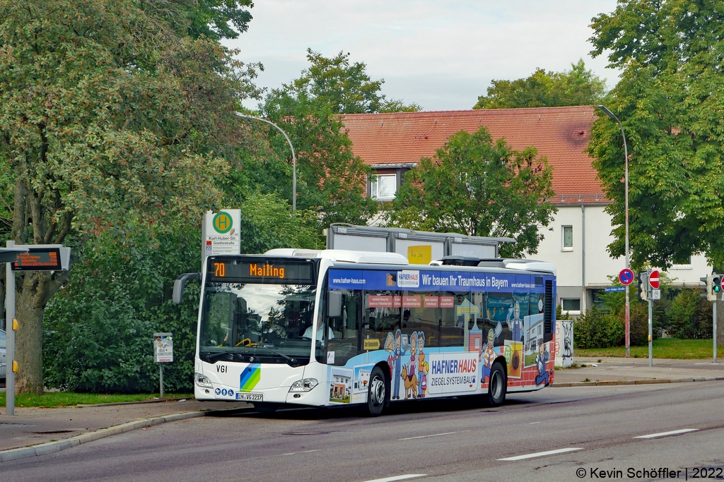 Wagen 2217 | IN-VG 2217 | Kurt-Huber-Straße | 27.08.2022