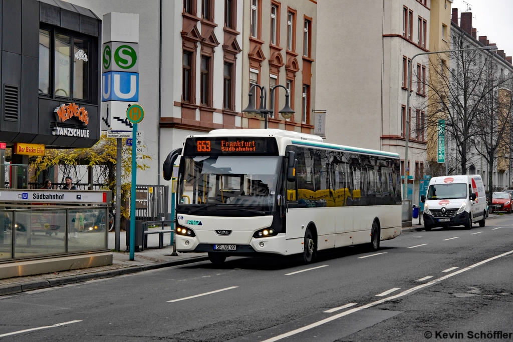 SP-VB 92 Frankfurt Südbahnhof/Mörfelder Landstraße 12.01.2018