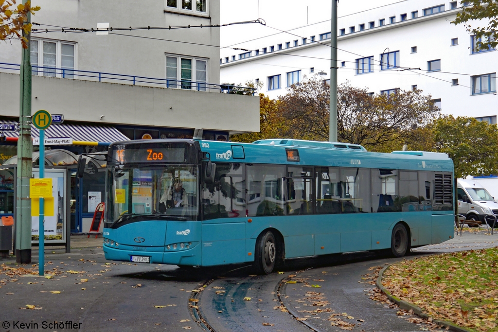 Wagen 983 | F-VV 3983 | Bornheim Ernst-May-Platz | 06.11.2019