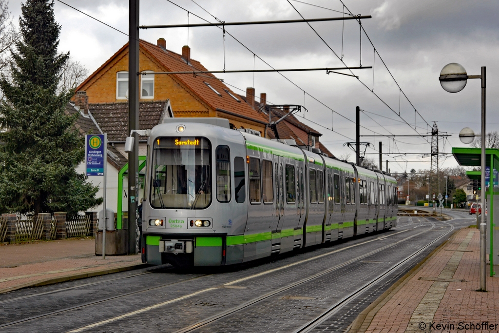 Wagen 2504 | Gleidingen Orpheusweg | 31.01.2020