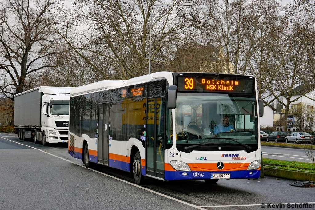 Wagen 22 | WI-QN 322 | Bahnhof Wiesbaden Ost | 28.12.2017