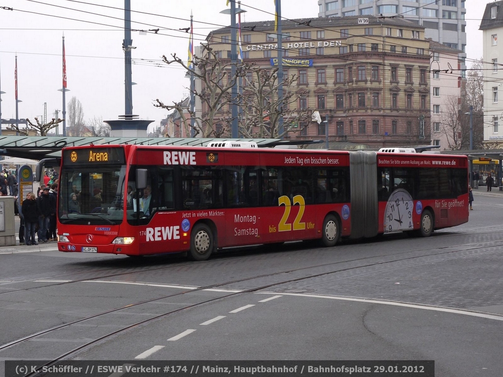 WI-QM 174 Mainz Hauptbahnhof 29.01.2012