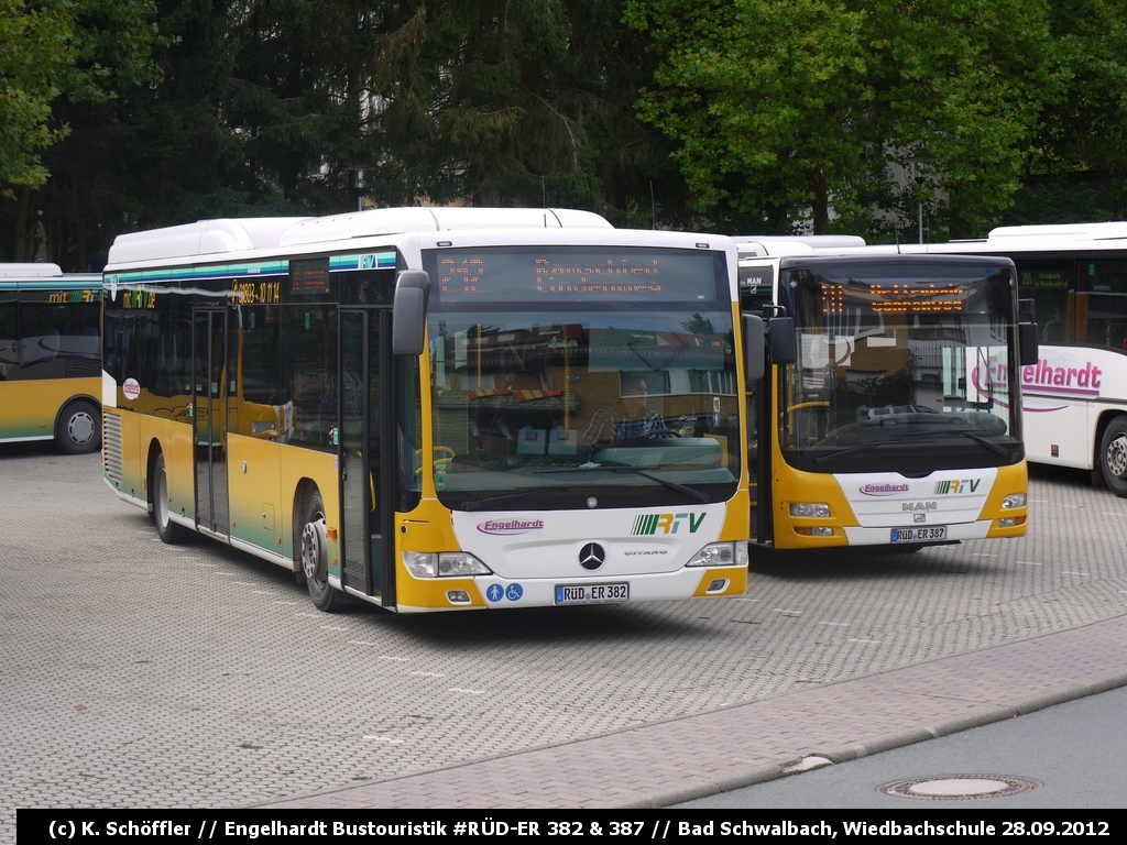 RÜD-ER 382 + RÜD-ER 387 Bad Schwalbach Wiedbachschule 28.09.2012