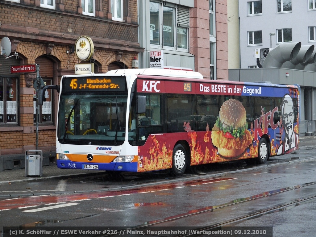 WI-QN 226 Mainz Hauptbahnhof (Warteposition) 09.12.2010