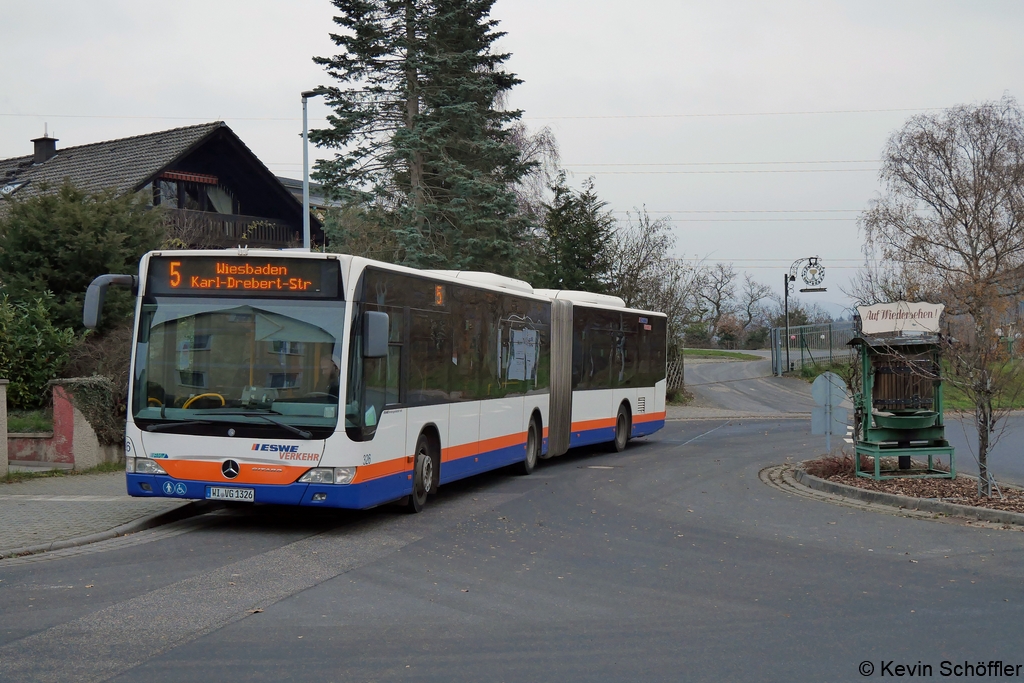 Wagen 326 | WI-VG 1326 | Rauenthal Jahnstraße | 11.12.2020