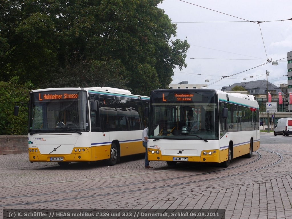 DA-MB 339 + DA-MB 323 Darmstadt Schloß 06.08.2011