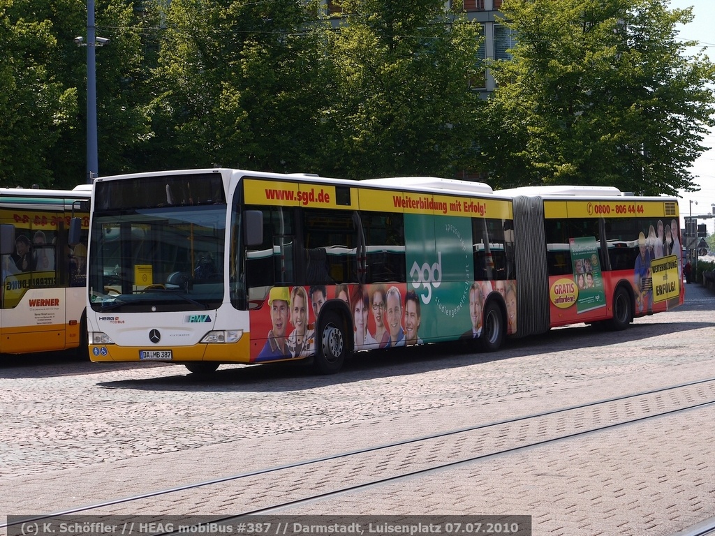 DA-MB 387 Darmstadt Luisenplatz 07.07.2010