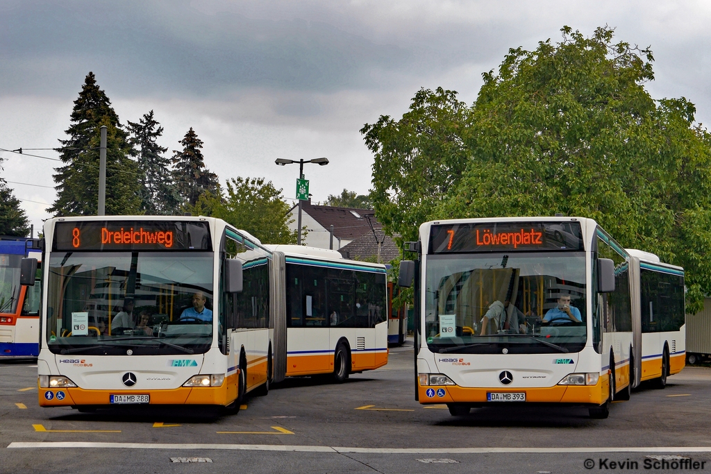 Wagen 388+393 | DA-MB 388+DA-MB 393 | Arheilgen Maulbeerallee | 30.08.2018
