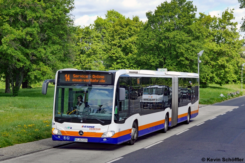 Wagen 328 | WI-VG 1328 | Biebrich Äppelallee-Center | 28.04.2018