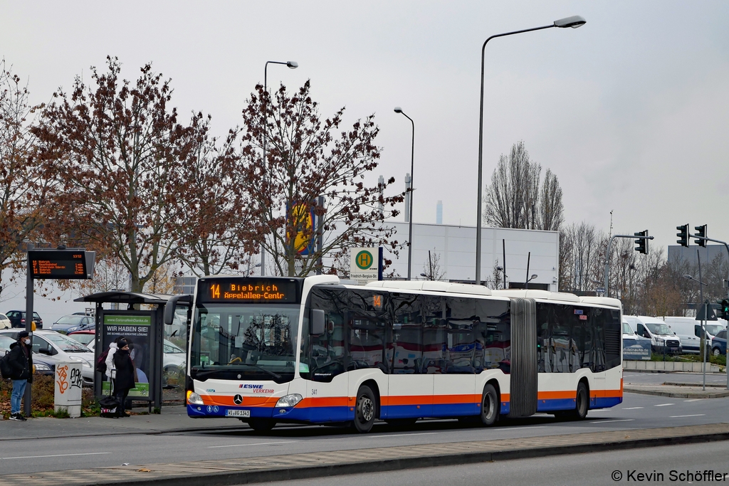 Wagen 341 | WI-VG 1341 | Biebrich Friedrich-Bergius-Straße | 27.11.2020