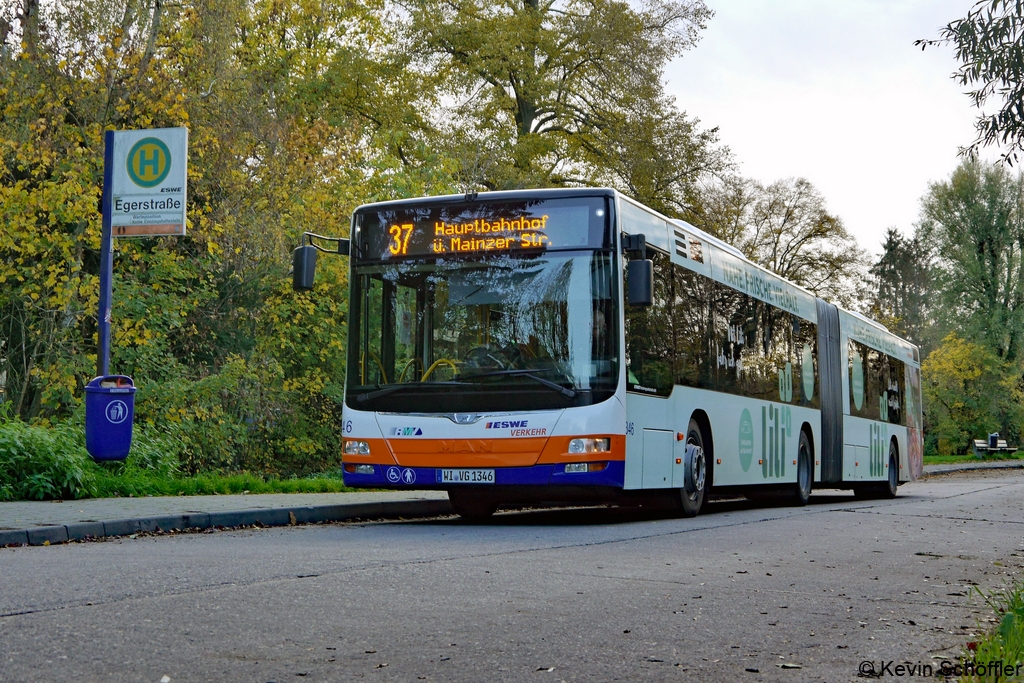 Wagen 346 | WI-VG 1346 | Erbenheim Egerstraße | 03.11.2020