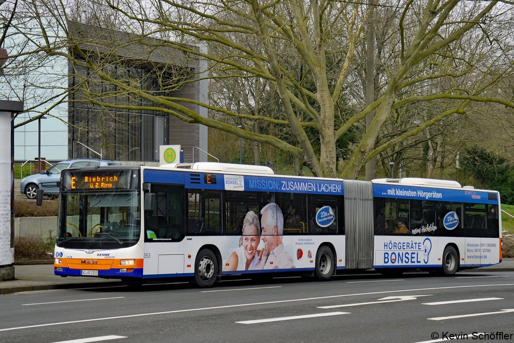 Wagen 353 | WI-VG 1353 | Hochschule RheinMain | 11.03.2020