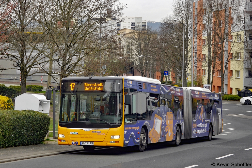 Wagen 357 | WI-VG 1357 | Klarenthal Klosterweg | 18.03.2020