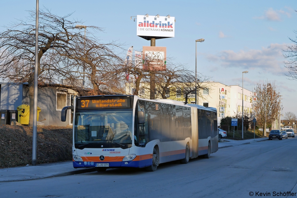 Wagen 376 | WI-VG 1376 | Nordenstadt Otto-von-Guericke-Ring | 14.02.2021