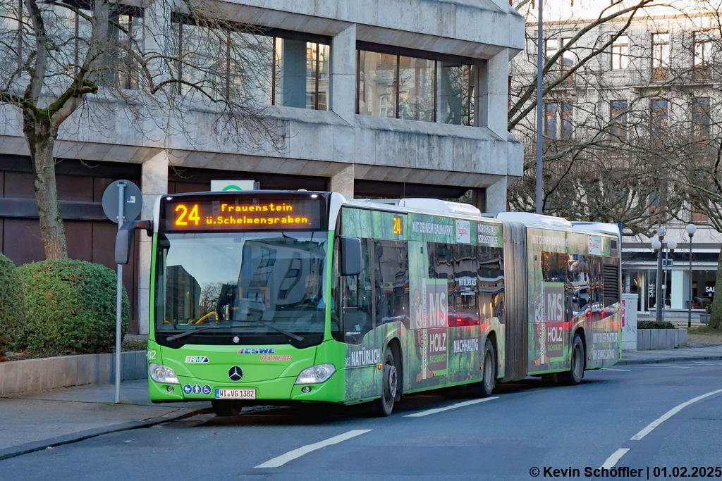 Wagen 382 | WI-VG 1382 | Wilhelmstraße (Warteposition) | 01.02.2025