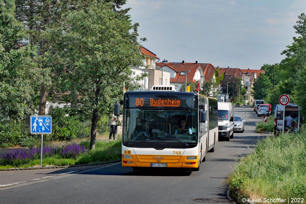 Wagen 748 | MZ-SW 748 | Budenheim Wiesmoorer Straße | 20.05.2022