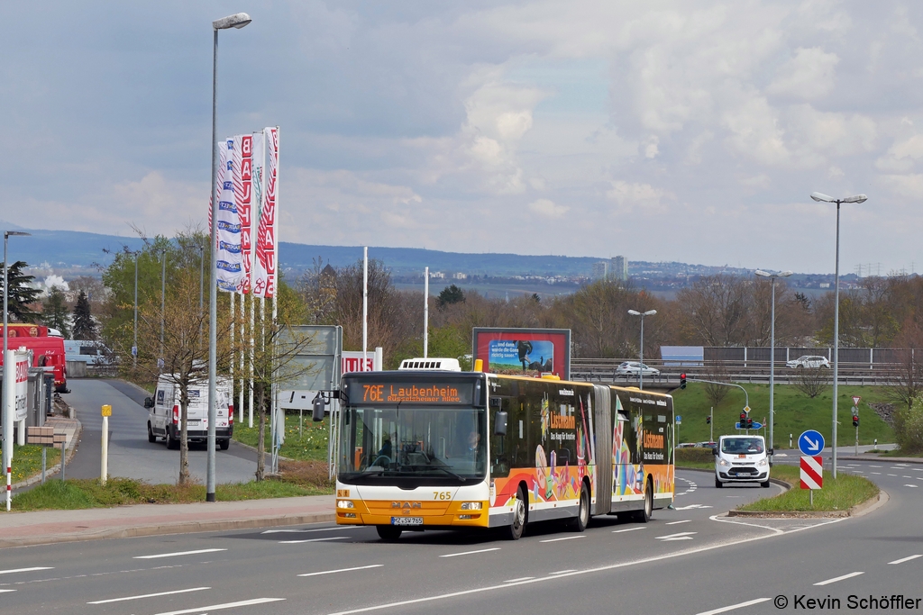 Wagen 765 | MZ-SW 765 | Weisenau Max-Hufschmidt-Straße | 15.04.2021