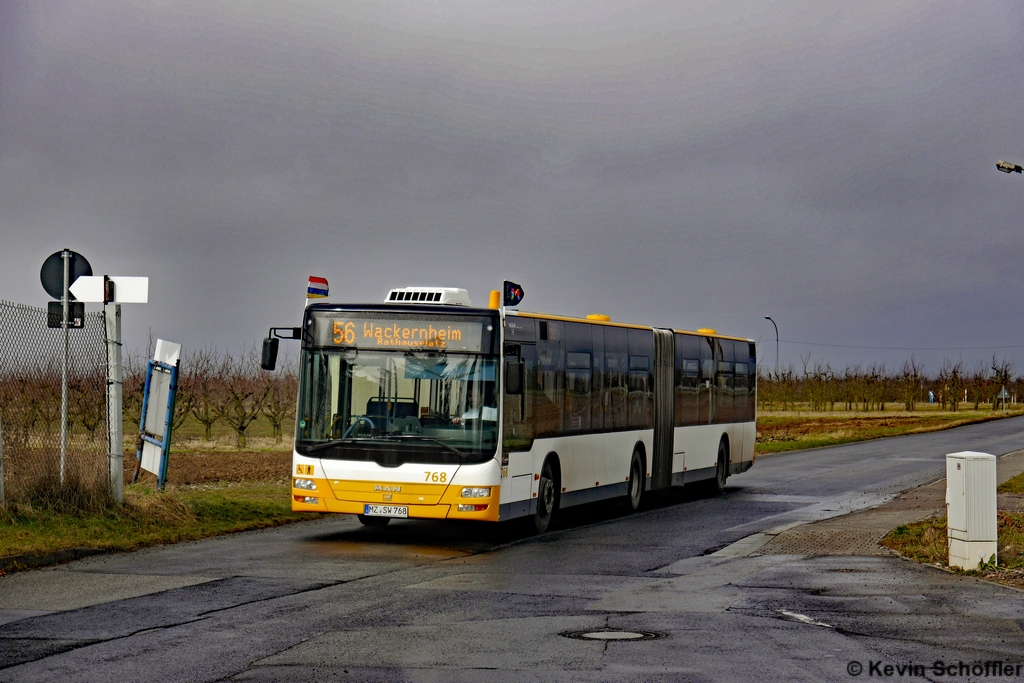 Wagen 768 | MZ-SW 768 | Finthen, Layenhof Am Finther Wald | 11.02.2018