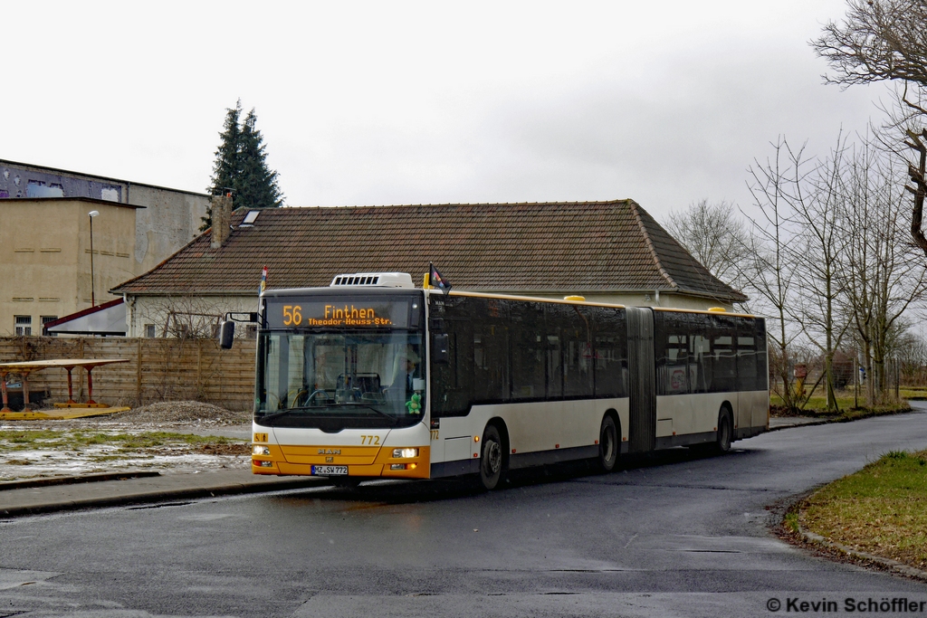 Wagen 772 | MZ-SW 772 | Finthen, Layenhof | 11.02.2018