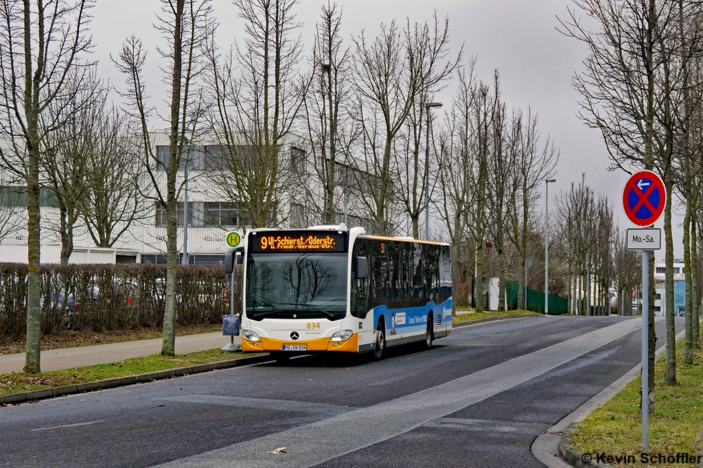 Wagen 834 | MZ-SW 834 | Hechtsheim Brezelbäckerei Ditsch | 05.01.2018