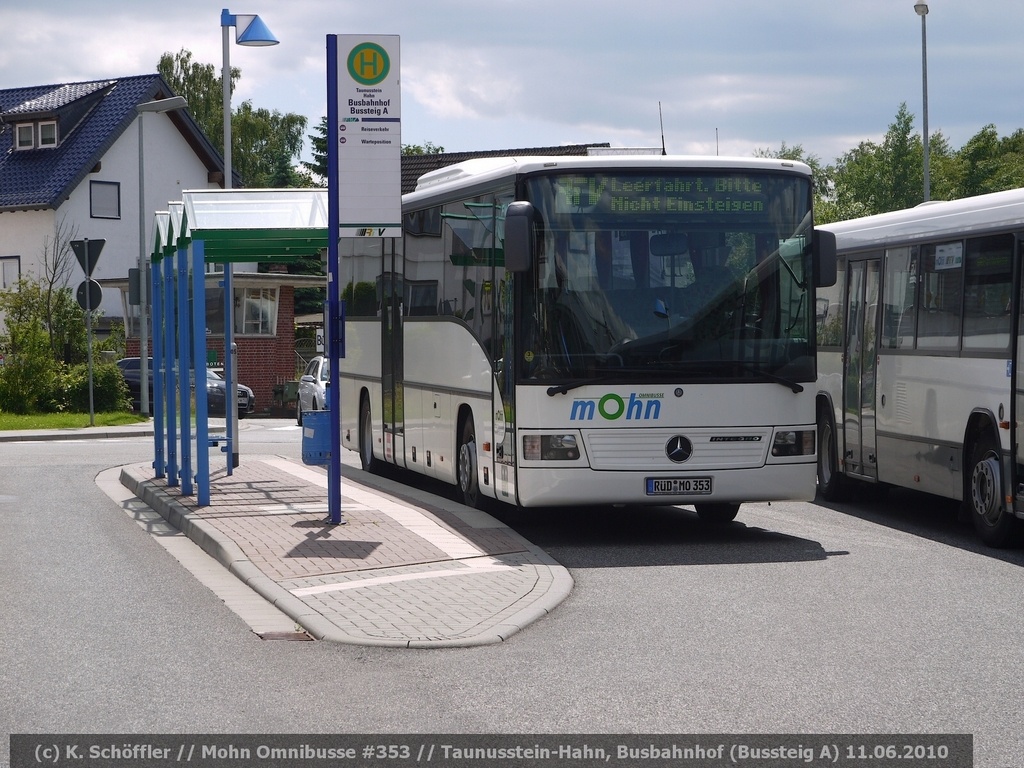 RÜD-MO 353 Hahn Busbahnhof 11.06.2010