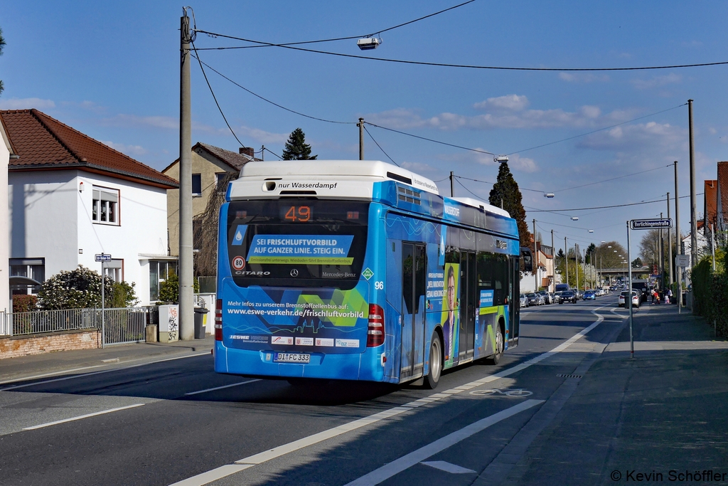 Wagen 96 | DI-FC 333 | Biebrich Erich-Ollenhauer-Straße | 07.04.2020