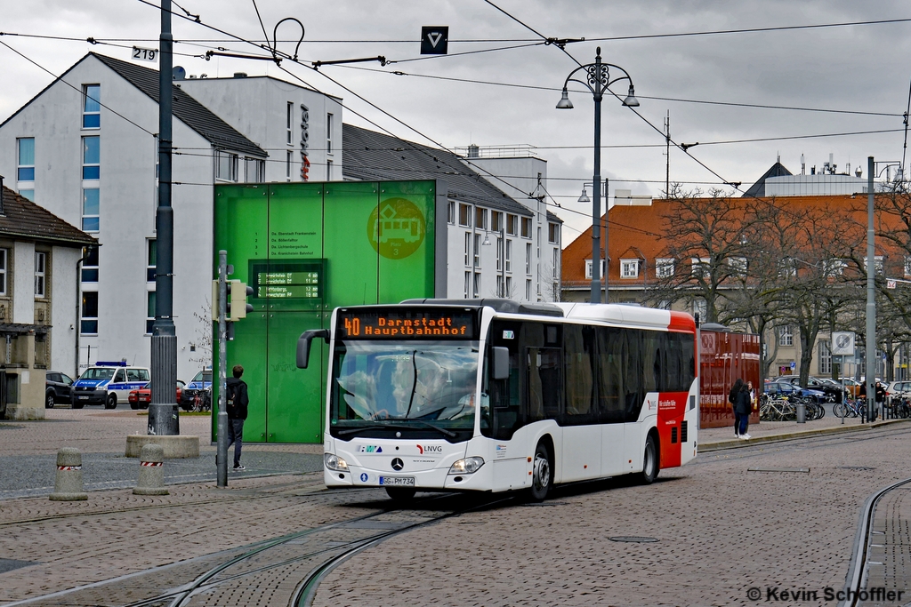 GG-PM 734 | Darmstadt Hauptbahnhof | 27.03.2019