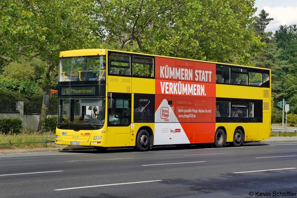 Wagen 3238 | Flatowallee/Olympiastadion | 03.08.2020