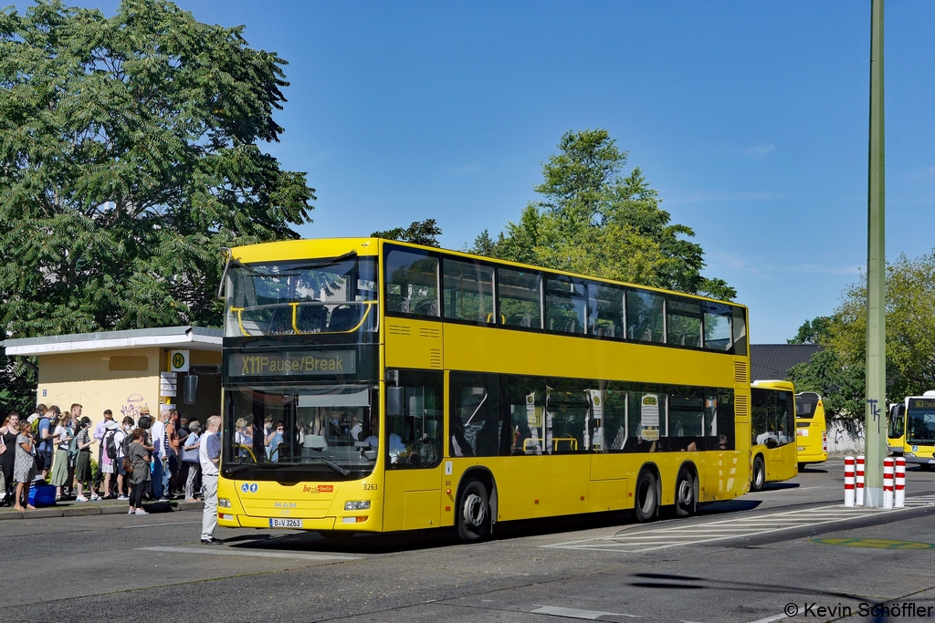 Wagen 3263 | B-V 3263 | S Schöneweide/Sterndamm | 06.08.2020