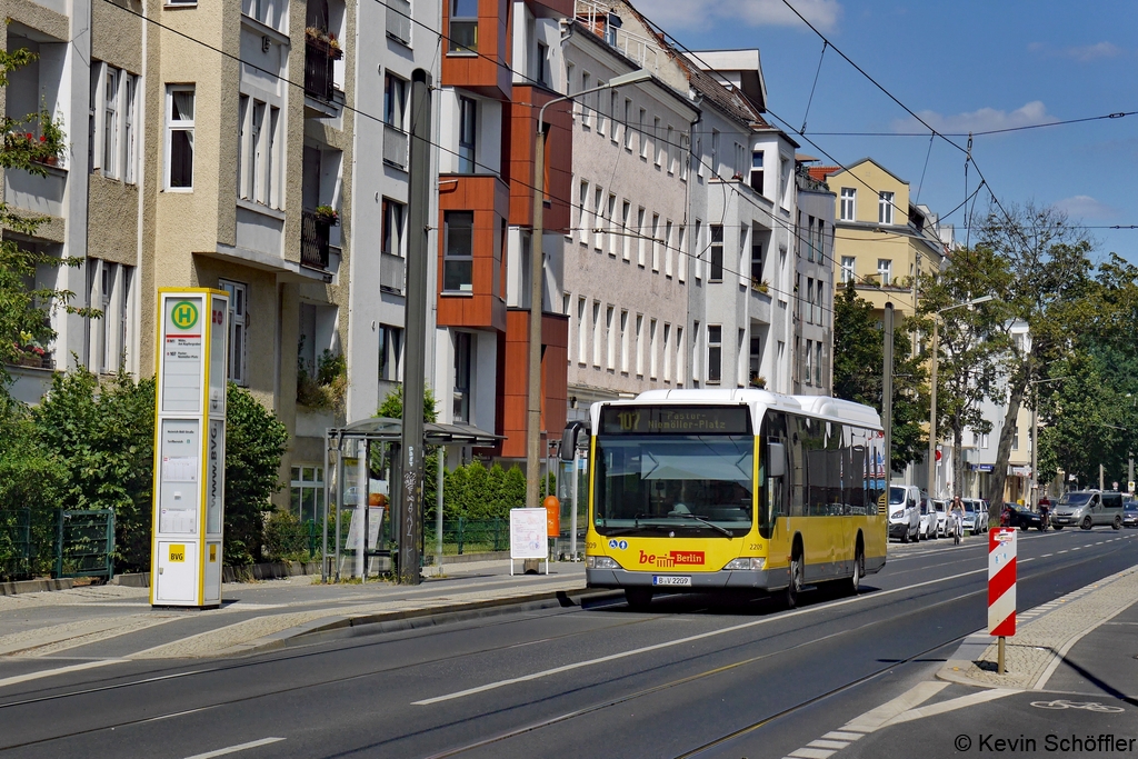 Wagen 2209 | B-V 2209 | Pankow Heinrich-Böll-Straße | 05.08.2020