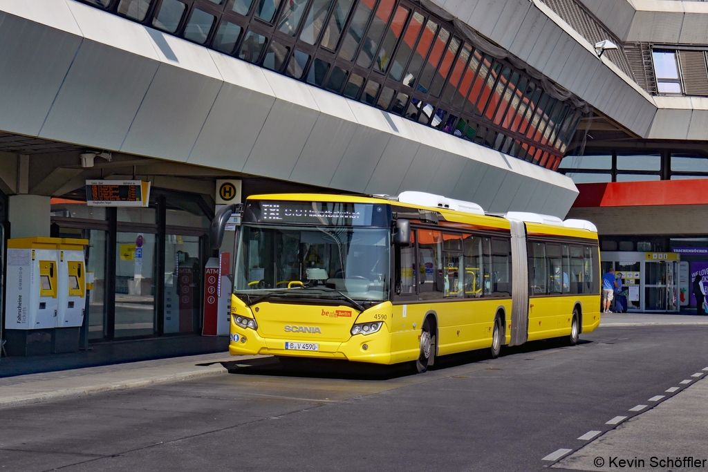 Wagen 4590 | B-V 4590 | Flughafen Tegel | 08.08.2020