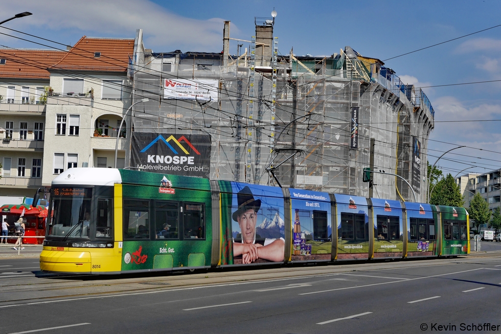 Wagen 8014 | Rathaus Lichtenberg | 06.08.2020